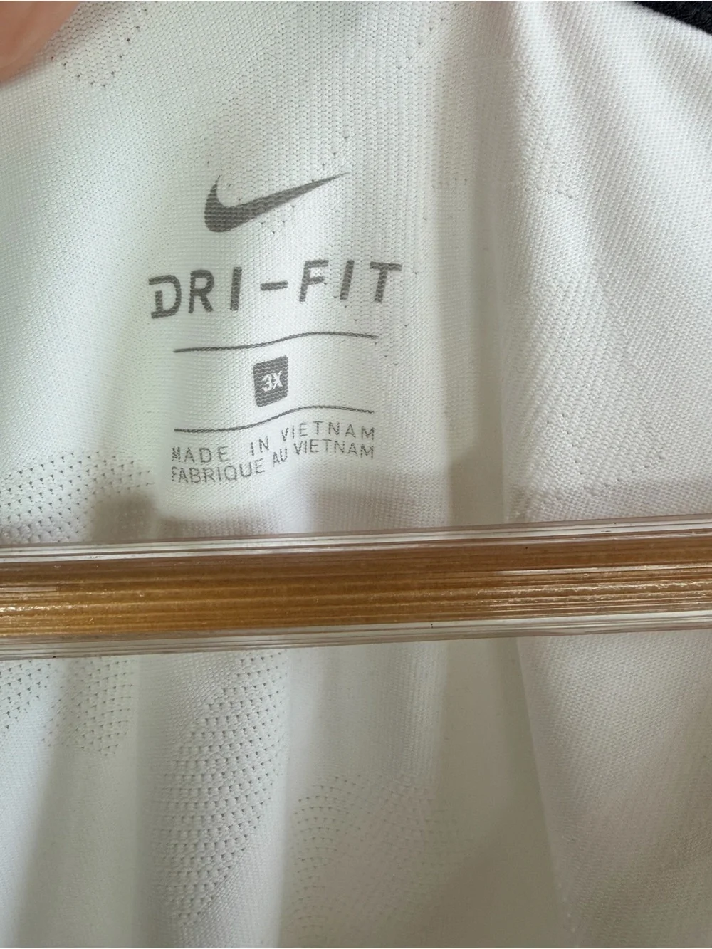 Nike Air Dri-FIT White Open Back Training Top 3X